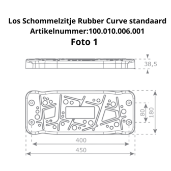 Atribuut 1  Los Schommelzitje Rubber Curve standaard Artikelnummer:100.010.006.001
