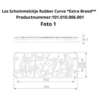 Atribuut 1 Los Schommelzitje Rubber Curve standaard Artikelnummer:100.010.006.001
