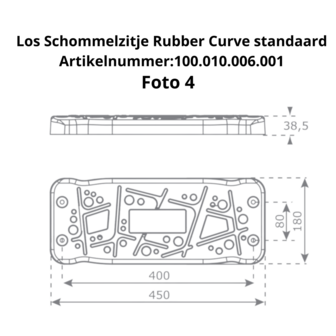Atribuut 4 Los Schommelzitje Rubber Curve standaard Artikelnummer:100.010.006.001