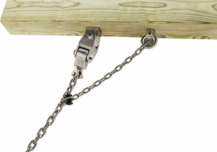 AT-817.002.020.001 Schommelhaak Openbaar Groepschommels M16 Incl. Veiligheids Ketting