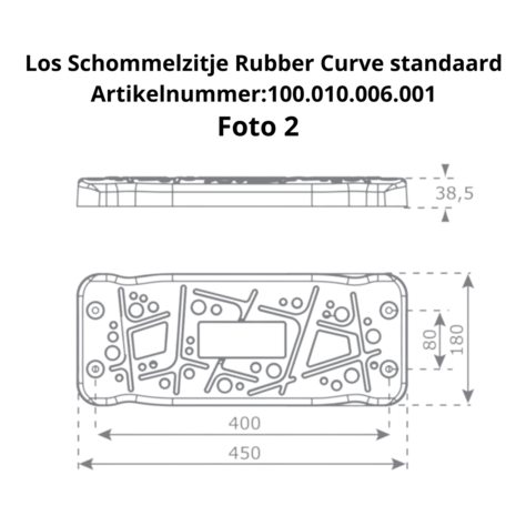 Atribuut 2 Los Schommelzitje Rubber Curve standaard Artikelnummer:100.010.006.001