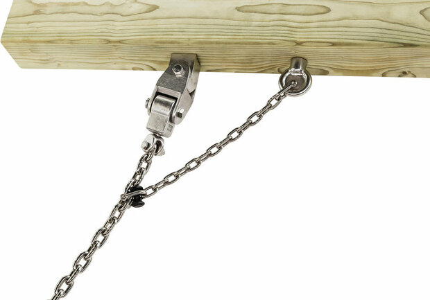 AT-817.002.020.001 Schommelhaak Openbaar Groepschommels M16 Incl. Veiligheids Ketting