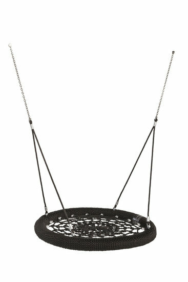 Nestschommel Zwart *Rosette** openbaar #&Oslash;120 cm##