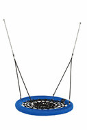 Nestschommel blauw - BR-189.002.003.001/zwart *Rosette** openbaar #&Oslash;120 cm## 