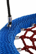 Nestschommel blauw - BR-189.002.003.001/zwart *Rosette** openbaar #&Oslash;120 cm## 